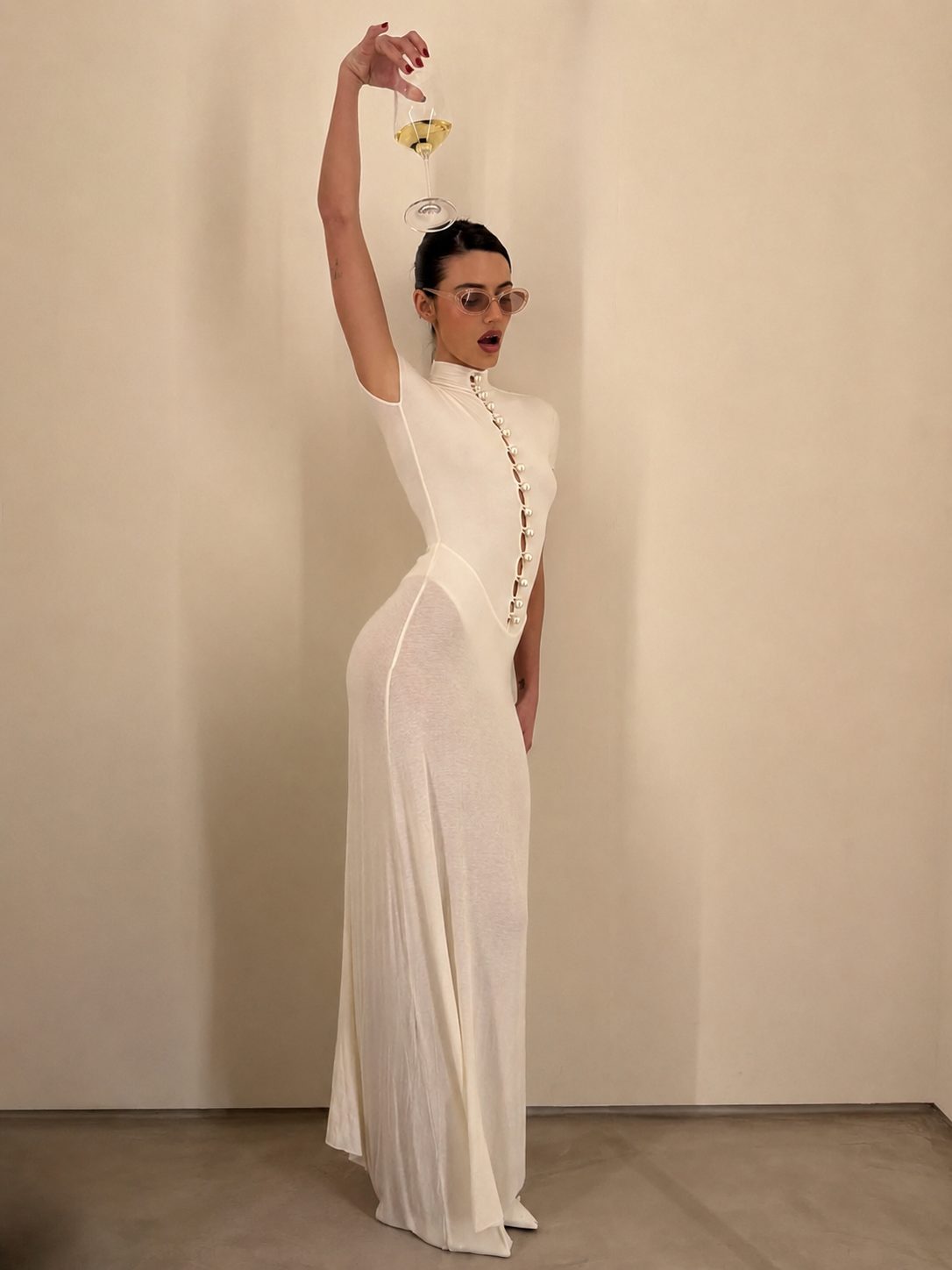 White dress editorial